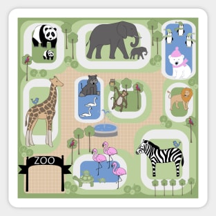 Welcome to The Zoo Sticker